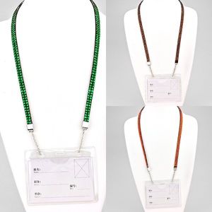 Jeweled ID Badge Holder